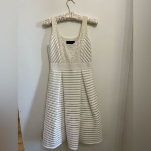 Donna Morgan Lace White Dress